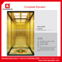 BOLT elegent opcional hotel ascensor mejor compra en china TKJ800KG 1,75